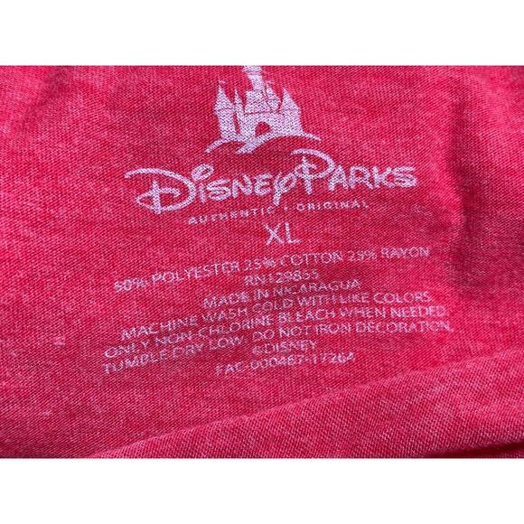 Disney Parks 2017 Mickey's Very Merry Christmas Party Red Pullover Hoodie Sz XL - Picture 3 of 5